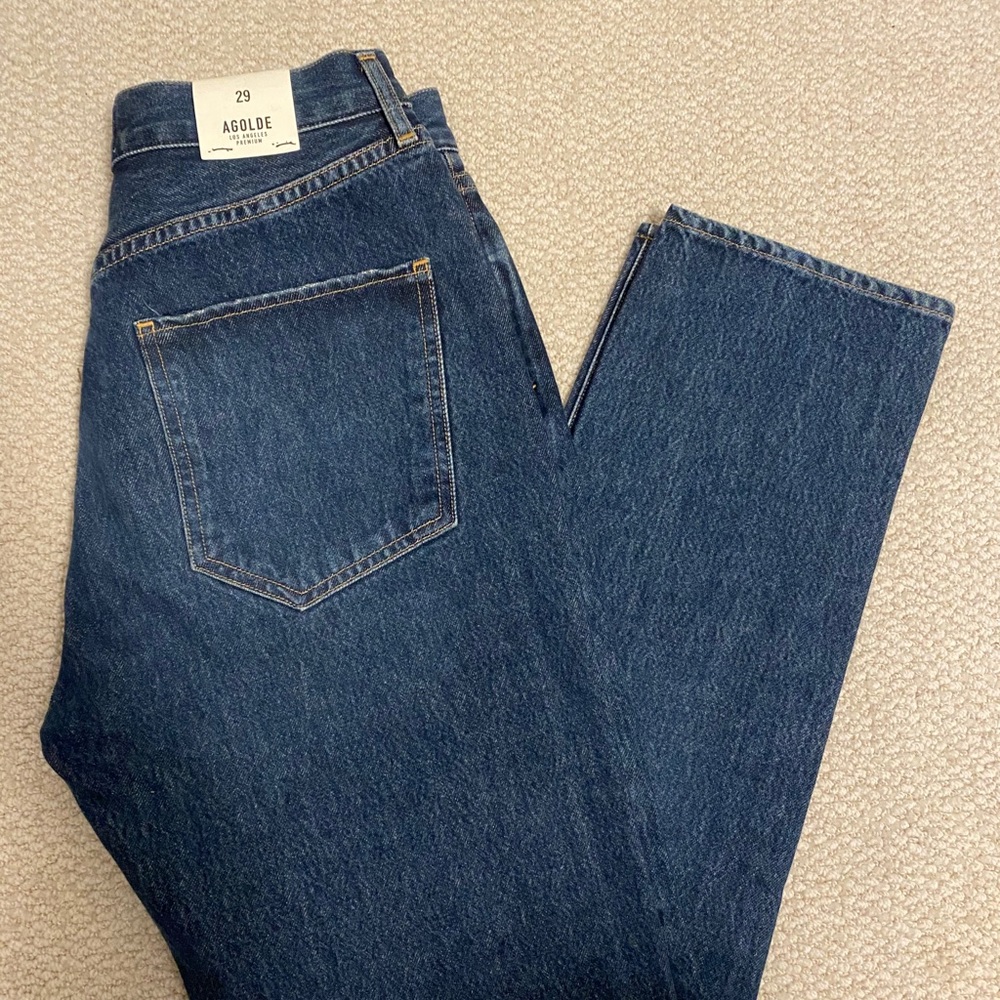 Agolde Remy Hi Rise straight leg jeans